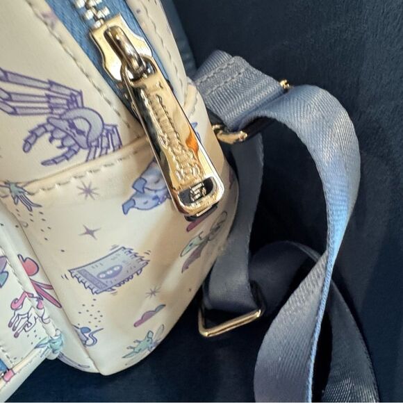 NWT Loungefly Harry Potter Chibi Magical Creatures Mini Backpack & Cardholder - Picture 5 of 10